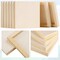 8 Pack Wood Panels 6 x 6 Inch Wooden Panels Canvas Unfinished Craft Wood Boards Panels for Art Crafts Acrylic and Oil Painting Pouring DIY Projects